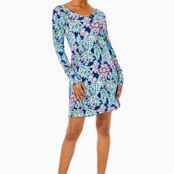 NWT Lilly Pulitzer Kaisley Dual Neck Dress Size XXS - Picture 3 of 11